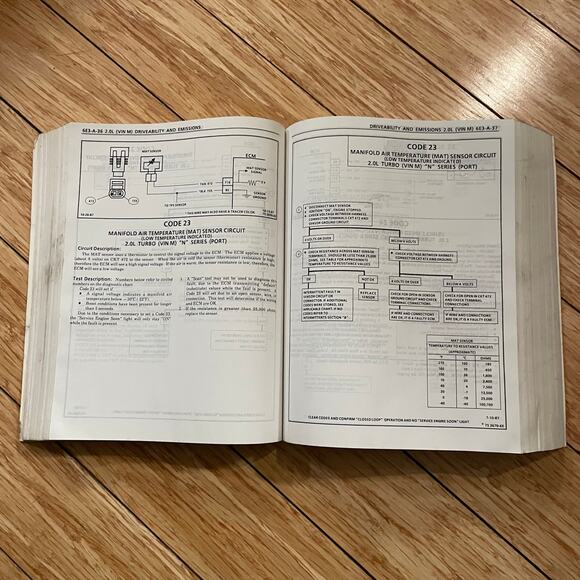 Original Pontiac 1988 Grand Am Service Manual automobile car - Picture 3 of 4